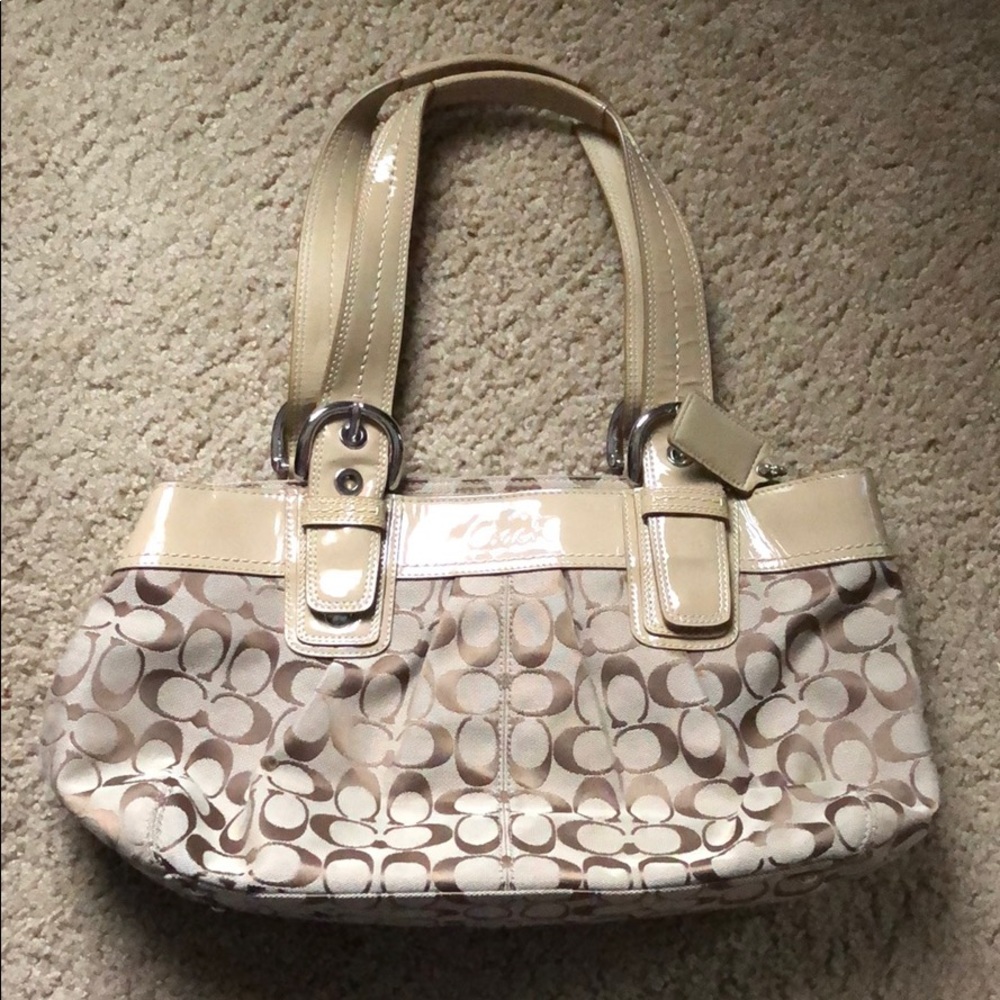Tan Coach Bag